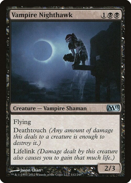 Vampire Nighthawk Card Front