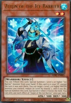 Zuijin of the Ice Barrier Card Front