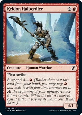 Keldon Halberdier Card Front