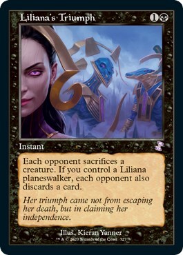 Liliana's Triumph Card Front