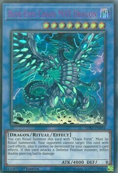 Blue-Eyes Chaos MAX Dragon Card Front