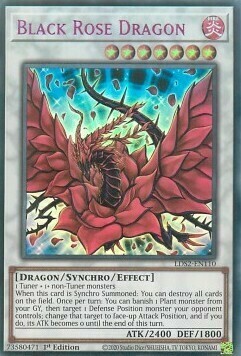 Black Rose Dragon Card Front