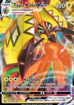 Tapu Koko VMAX Card Front