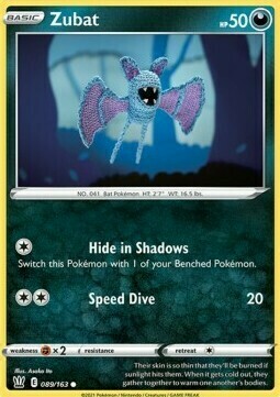 Zubat Card Front