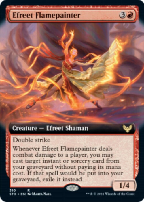 Efreet Flamepainter Card Front