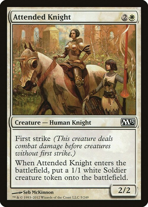 Attended Knight Card Front