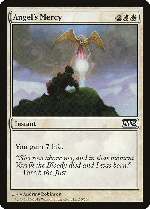 Angel's Mercy Card Front