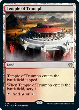 Temple of Triumph Card Front