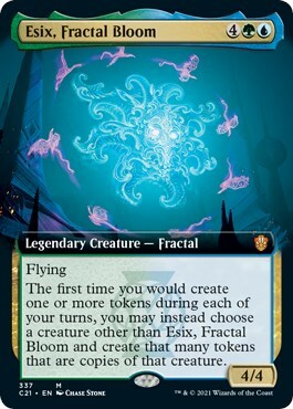 Esix, Fractal Bloom Card Front