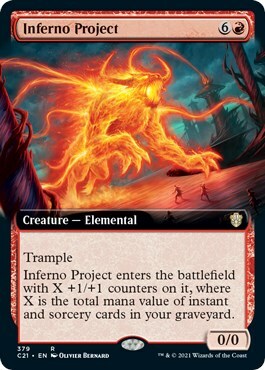 Inferno Project Card Front