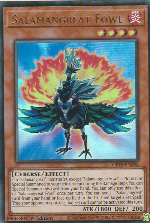 Salamangreat Fowl Card Front