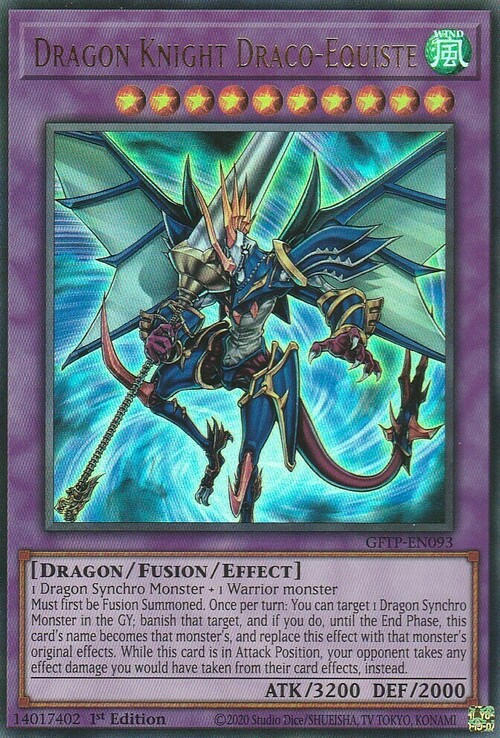 Dragon Knight Draco-Equiste Card Front