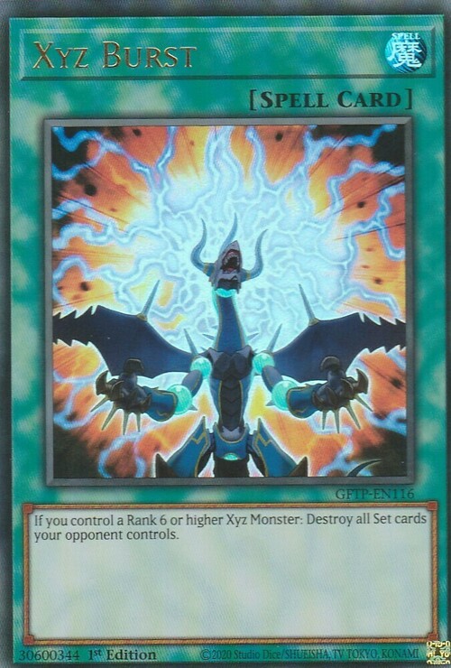 Xyz Burst Card Front