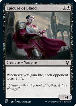 Epicure of Blood Card Front