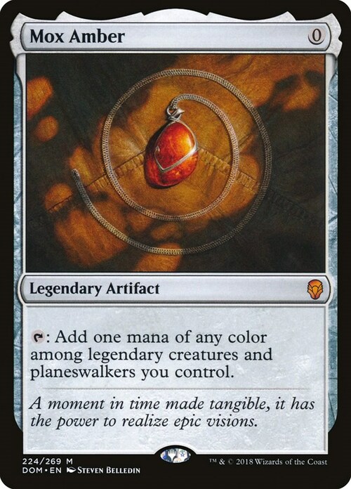 Mox d'Ambra Card Front