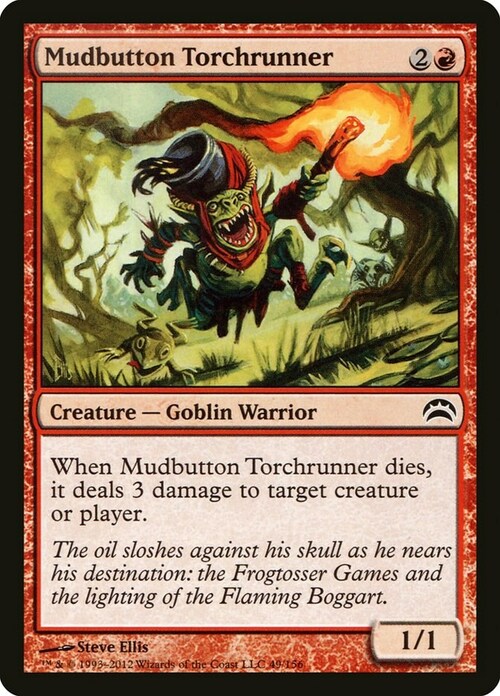 Mudbutton Torchrunner Card Front