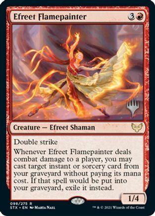 Efreet Flamepainter Card Front