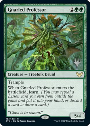 Gnarled Professor Card Front