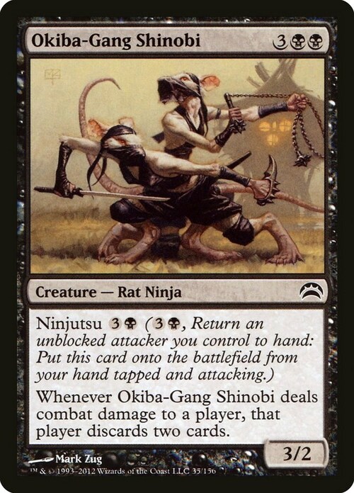 Okiba-Gang Shinobi Card Front