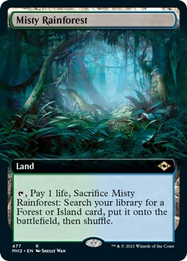 Misty Rainforest Card Front