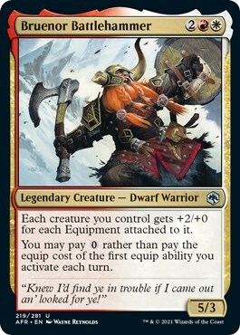 Bruenor Battlehammer Card Front