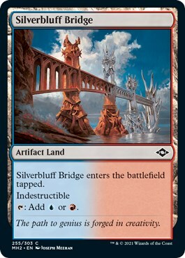 Silverbluff Bridge Card Front