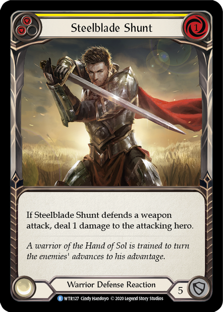 Steelblade Shunt - Yellow Card Front