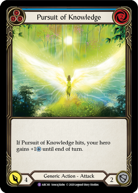 Pursuit of Knowledge Card Front