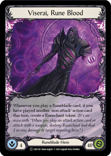 Viserai, Rune Blood Card Front