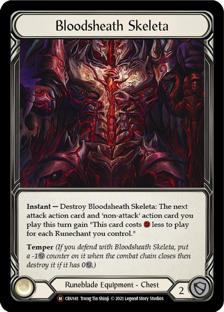 Bloodsheath Skeleta Card Front