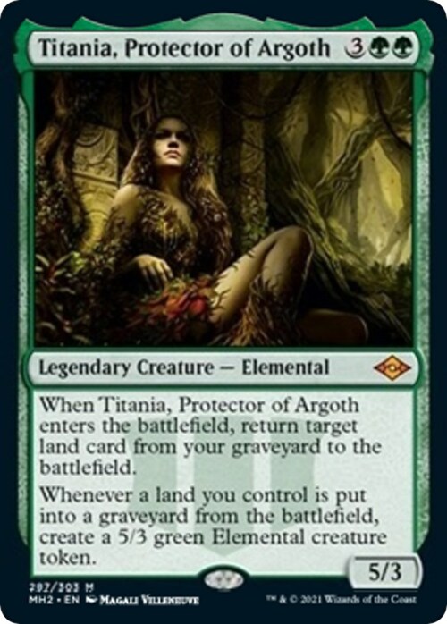 Titania, Protector of Argoth Card Front