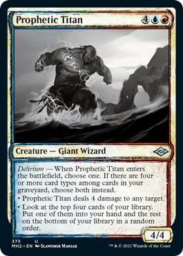 Prophetic Titan Card Front