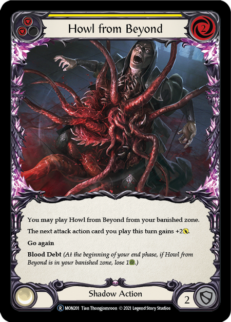 Howl from Beyond (Yellow) Card Front