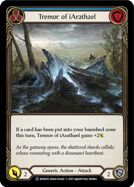 Tremor of íArathael - Blue Card Front