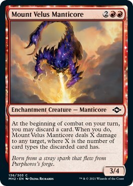 Mount Velus Manticore Card Front