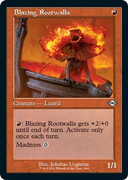 Blazing Rootwalla Card Front