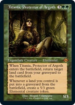 Titania, Protector of Argoth Card Front