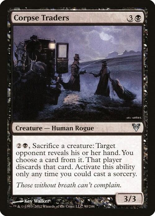 Corpse Traders Card Front