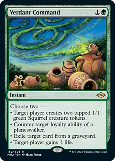 Verdant Command Card Front