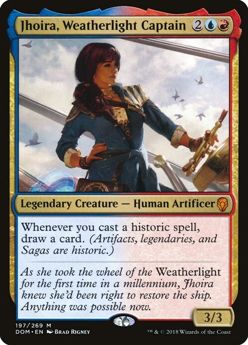 Jhoira, Weatherlight Captain Card Front