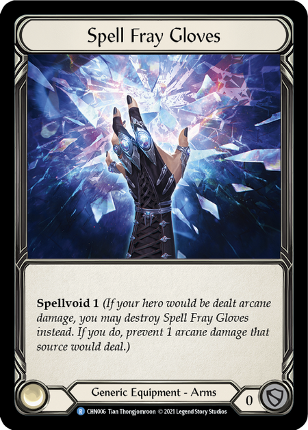 Spell Fray Gloves Card Front