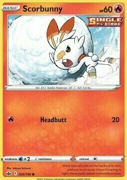 Scorbunny Card Front