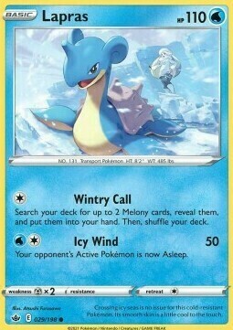 Lapras Card Front