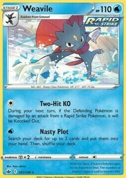 Weavile Card Front