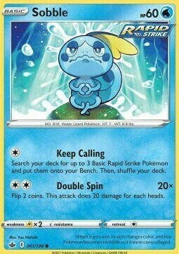 Sobble Card Front