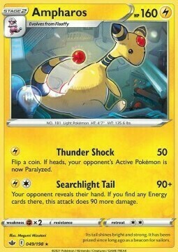 Ampharos Card Front