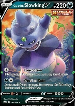 Galarian Slowking V Card Front