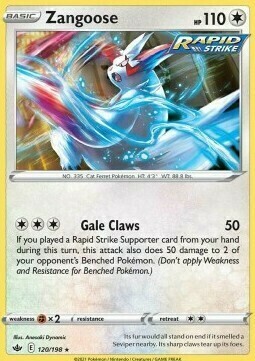 Zangoose Card Front