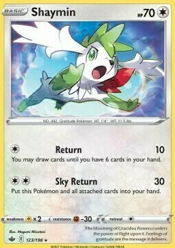 Shaymin Card Front