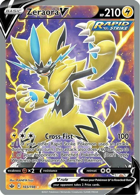 Zeraora V Card Front